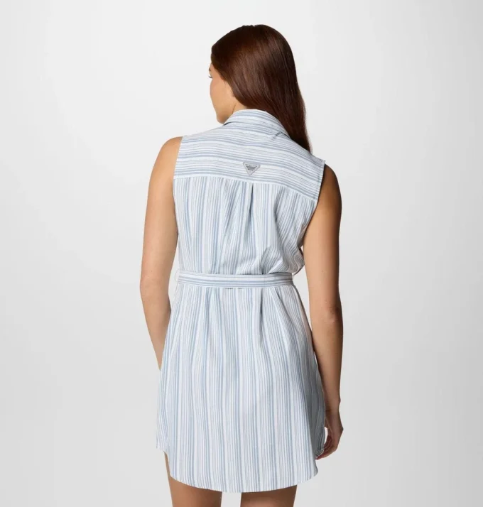 Women PFG Sun Drifter™ Woven Dress II – New Orleans Saints