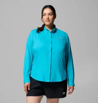 Women PFG Tamiami™ II Long Sleeve Shirt – Plus Size