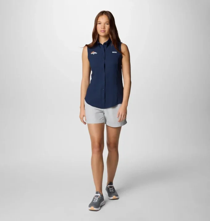 Women PFG Tamiami™ Sleeveless Shirt – Denver Broncos Women PFG Tamiami™ Sleeveless Shirt – Denver Broncos