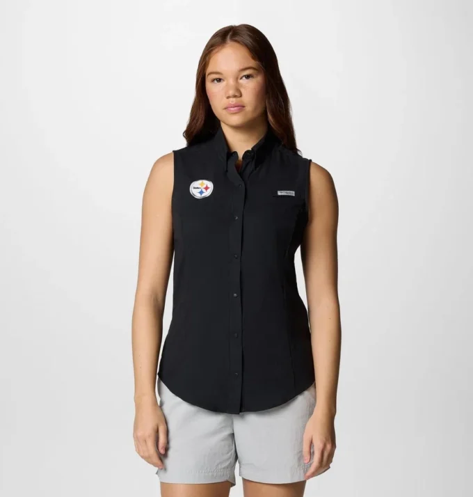 Women PFG Tamiami™ Sleeveless Shirt – Pittsburgh Steelers Women PFG Tamiami™ Sleeveless Shirt – Pittsburgh Steelers