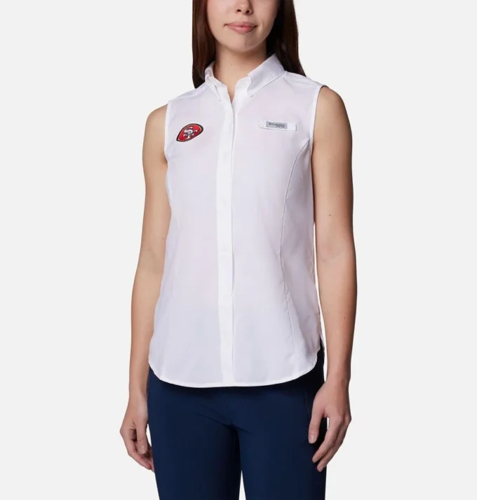Women PFG Tamiami™ Sleeveless Shirt – San Franscisco 49ers Women PFG Tamiami™ Sleeveless Shirt – San Franscisco 49ers