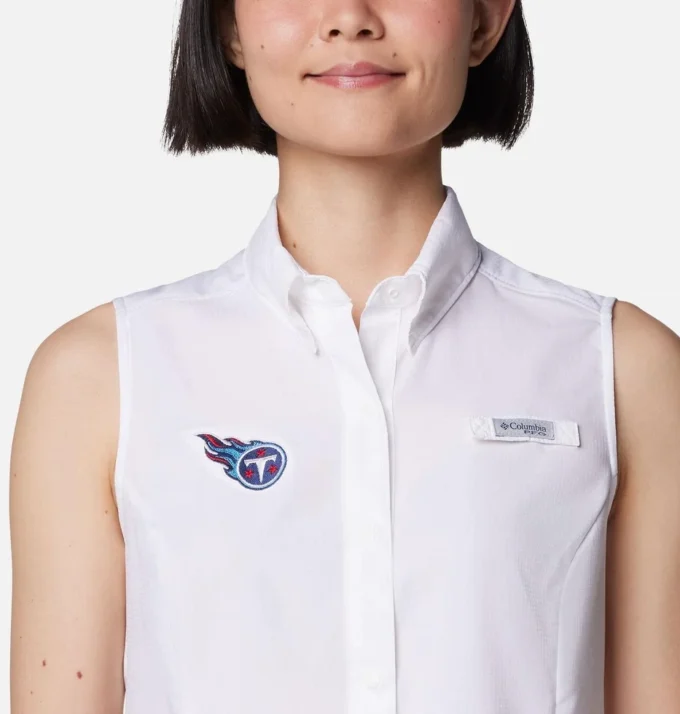 Women PFG Tamiami™ Sleeveless Shirt – Tennessee Titans