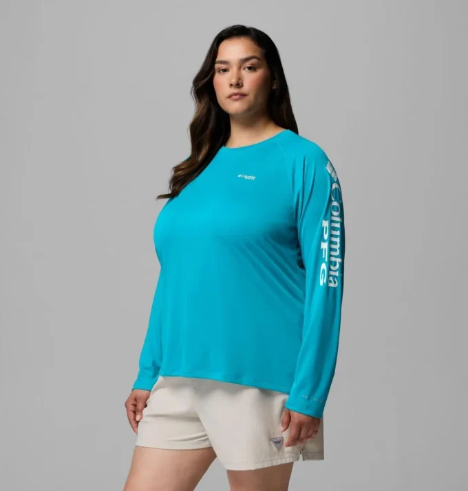 Women PFG Tidal Tee™ II Long Sleeve Shirt – Plus Size Women PFG Tidal Tee™ II Long Sleeve Shirt – Plus Size