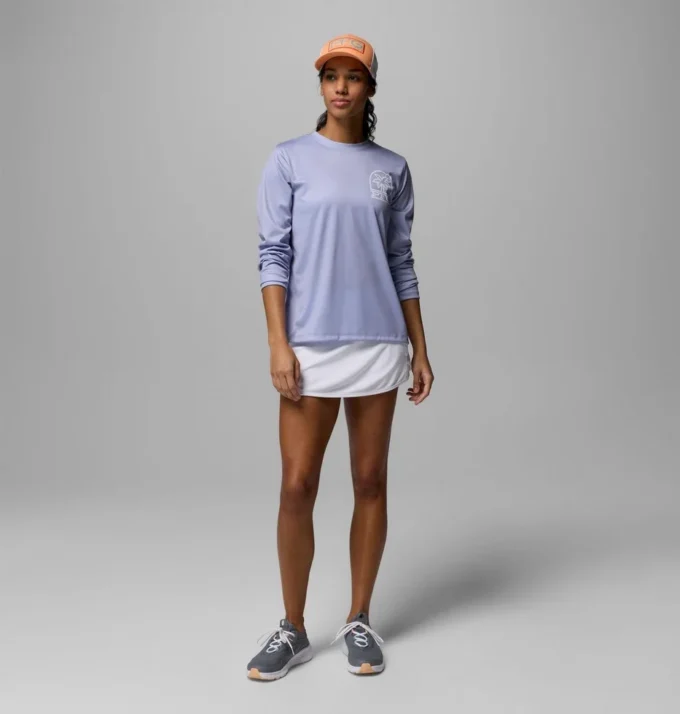 Women PFG Tidal Tee™ Palm Waves Long Sleeve Shirt Women PFG Tidal Tee™ Palm Waves Long Sleeve Shirt