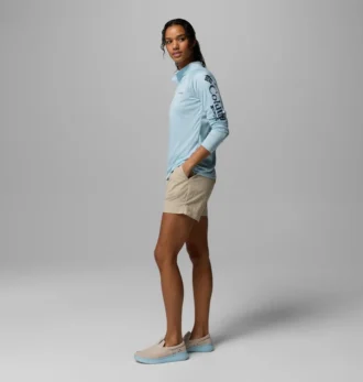 Women PFG Tidal Tee™ Quarter Zip Long Sleeve Shirt
