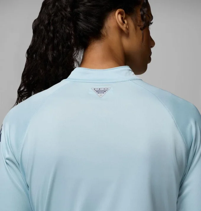 Women PFG Tidal Tee™ Quarter Zip Long Sleeve Shirt Women PFG Tidal Tee™ Quarter Zip Long Sleeve Shirt