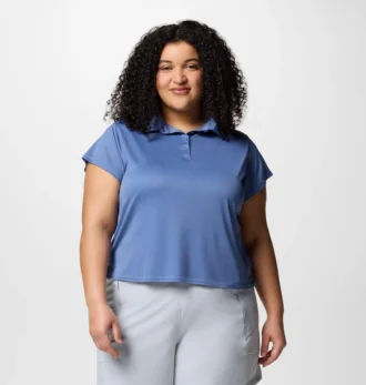 Women PFG Tidal Tee™ Short Sleeve Polo – Plus Size