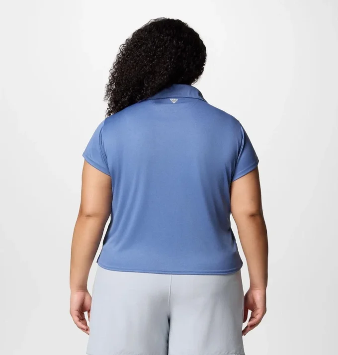 Women PFG Tidal Tee™ Short Sleeve Polo – Plus Size