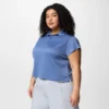 Women PFG Tidal Tee™ Short Sleeve Polo – Plus Size