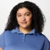 Women PFG Tidal Tee™ Short Sleeve Polo – Plus Size