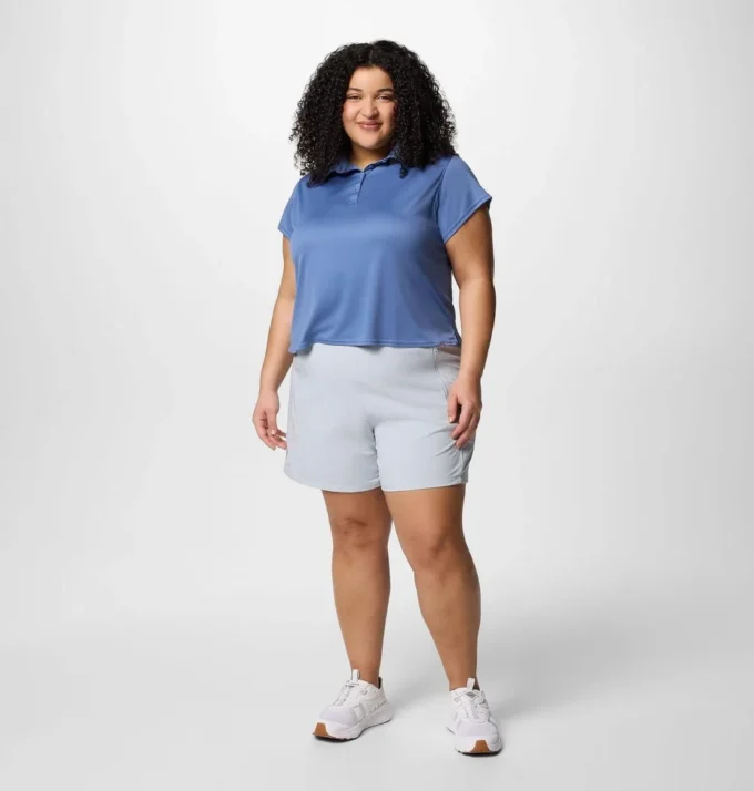 Women PFG Tidal Tee™ Short Sleeve Polo – Plus Size