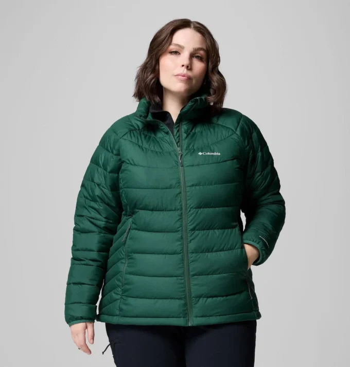 Women Powder Lite™ II Full Zip Jacket – Plus Size Women Powder Lite™ II Full Zip Jacket – Plus Size
