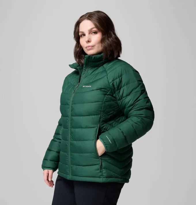 Women Powder Lite™ II Full Zip Jacket – Plus Size Women Powder Lite™ II Full Zip Jacket – Plus Size