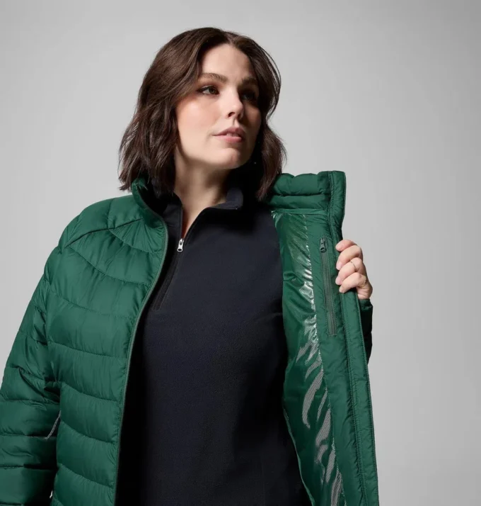 Women Powder Lite™ II Full Zip Jacket – Plus Size Women Powder Lite™ II Full Zip Jacket – Plus Size