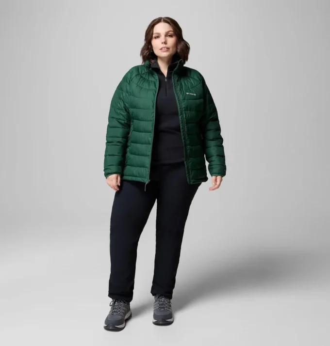 Women Powder Lite™ II Full Zip Jacket – Plus Size Women Powder Lite™ II Full Zip Jacket – Plus Size