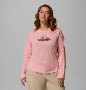 Women Ruby Springs™ Graphic Long Sleeve T-Shirt – Plus Size