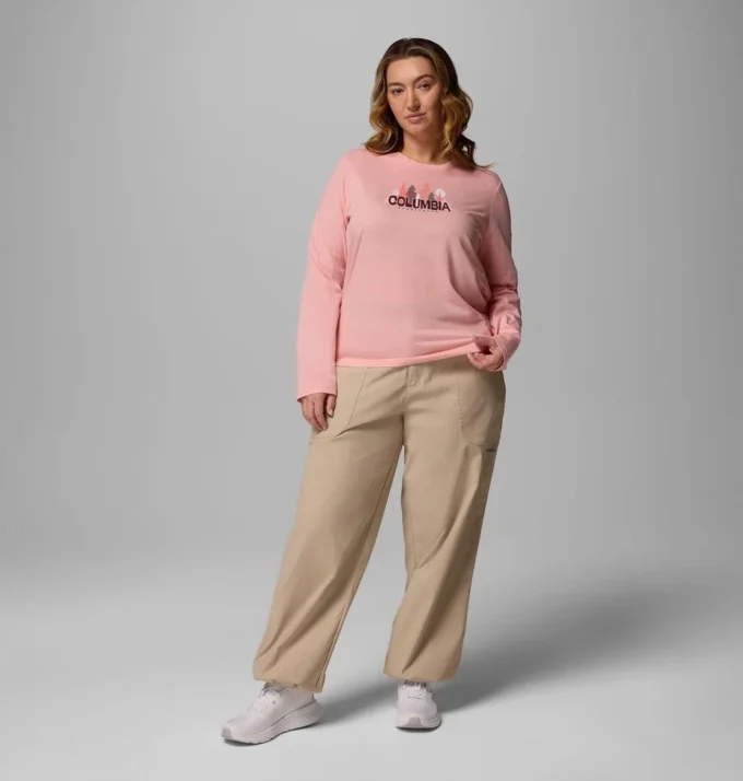 Women Ruby Springs™ Graphic Long Sleeve T-Shirt – Plus Size