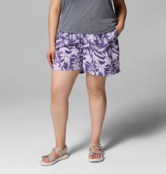 Women Sandy River™ Printed Shorts III – Plus Size