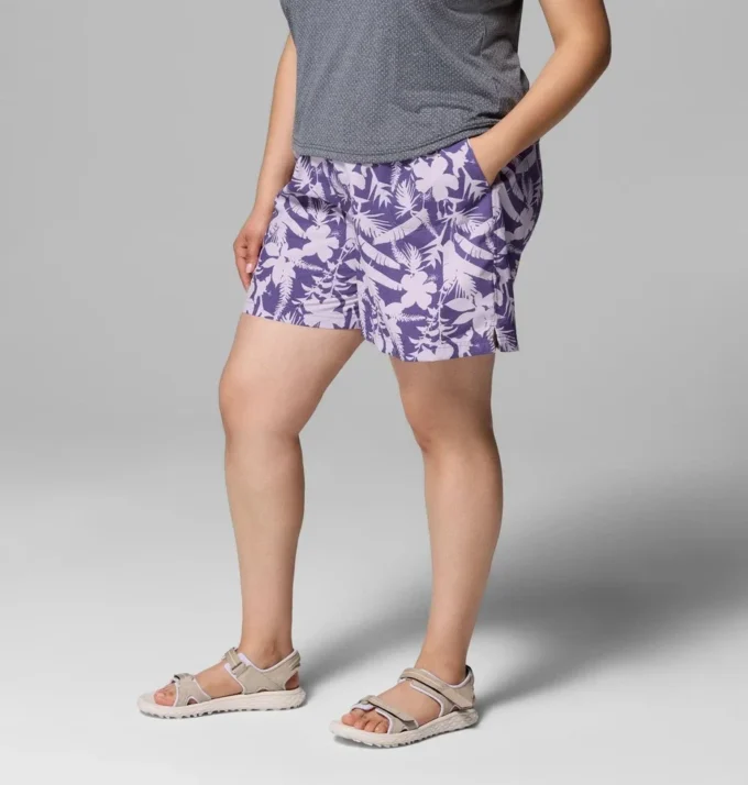 Women Sandy River™ Printed Shorts III – Plus Size