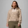 Women Sequoia Grove™ Printed Half Zip Jacket – Plus Size
