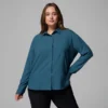 Women Silver Ridge™ Utility Long Sleeve Shirt – Plus Size