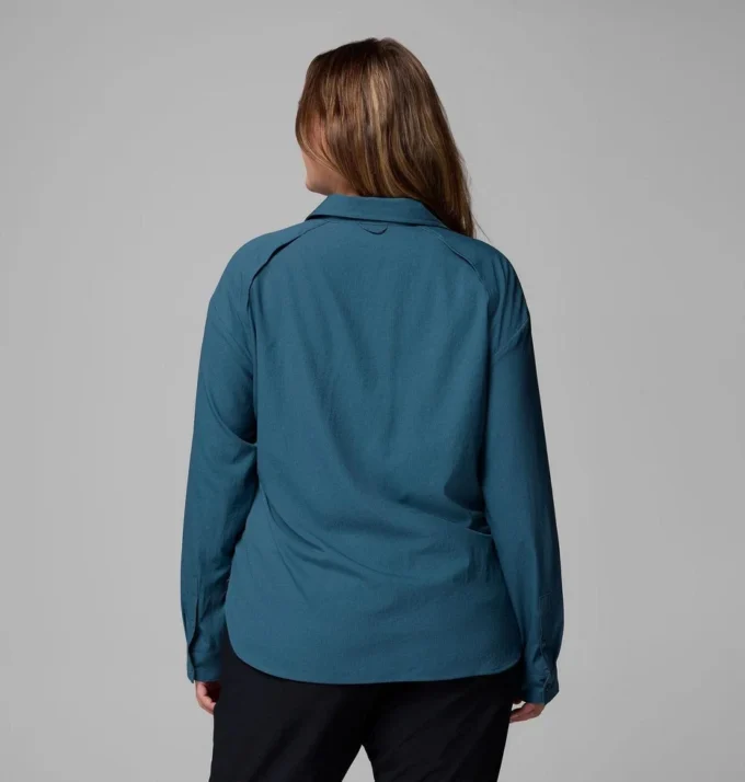 Women Silver Ridge™ Utility Long Sleeve Shirt – Plus Size