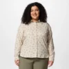 Women Silver Ridge™ Utility Patterned Long Sleeve Shirt – Plus Size Women Silver Ridge™ Utility Patterned Long Sleeve Shirt – Plus Size