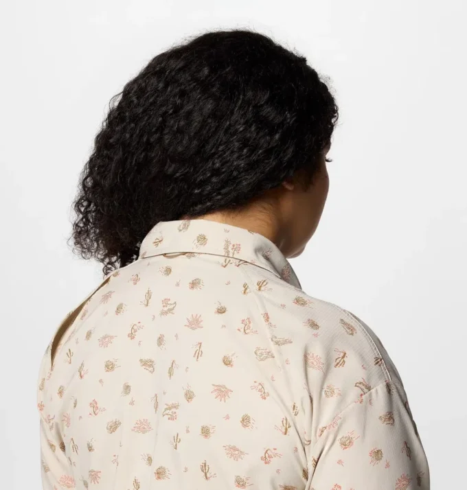 Women Silver Ridge™ Utility Patterned Long Sleeve Shirt – Plus Size Women Silver Ridge™ Utility Patterned Long Sleeve Shirt – Plus Size