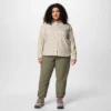 Women Silver Ridge™ Utility Patterned Long Sleeve Shirt – Plus Size Women Silver Ridge™ Utility Patterned Long Sleeve Shirt – Plus Size