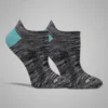 Women Space Dye BRR No-Show Lightweight Socks – 2 Pack