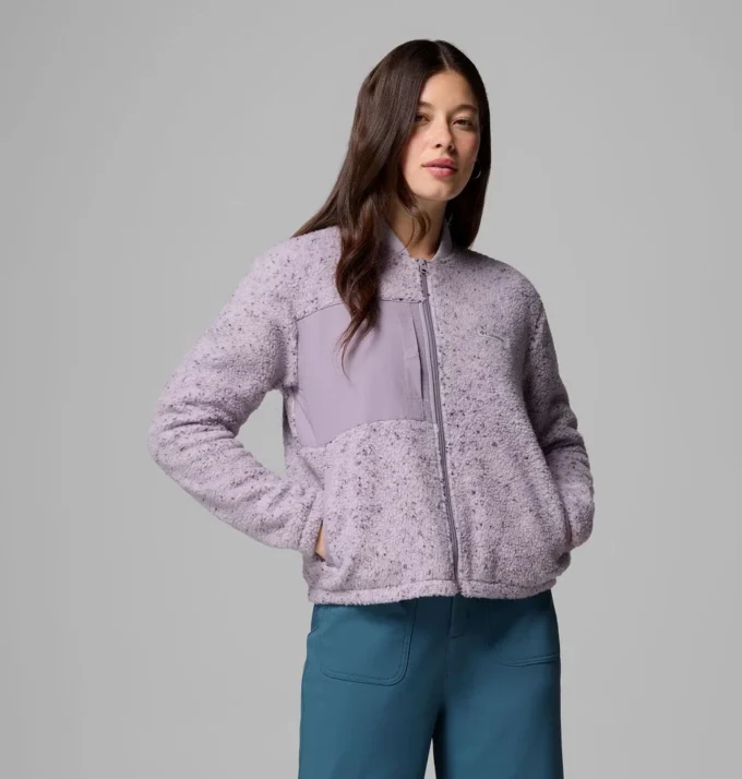 Women Stellar Path™ Fleece Bomber Full Zip Jacket