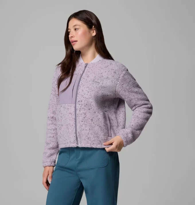 Women Stellar Path™ Fleece Bomber Full Zip Jacket