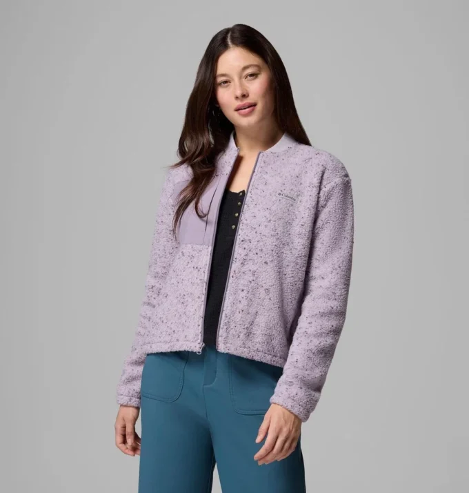 Women Stellar Path™ Fleece Bomber Full Zip Jacket