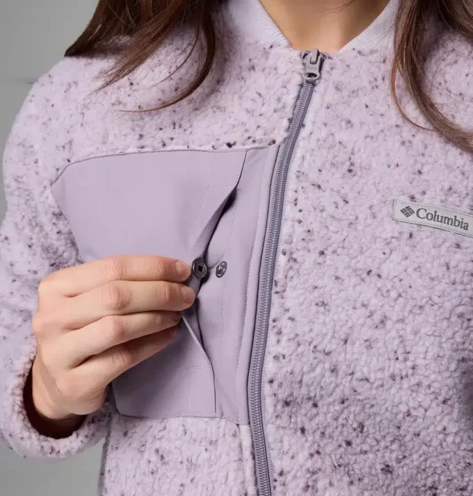 Women Stellar Path™ Fleece Bomber Full Zip Jacket