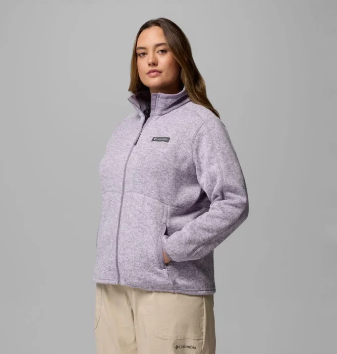 Women Sweater Weather™ II Full Zip Jacket – Plus Size