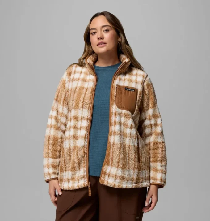 Women West Bend™ Print Full Zip II Jacket – Plus Size Women West Bend™ Print Full Zip II Jacket – Plus Size