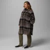 Women Wildest Venture™ Long Fleece Coat – Plus Size