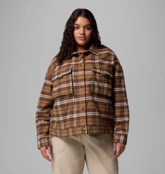 Women Wildest Venture™ Shirt Jacket – Plus Size