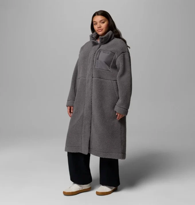 Women Winter Warmth Full Length Jacket – Plus Size